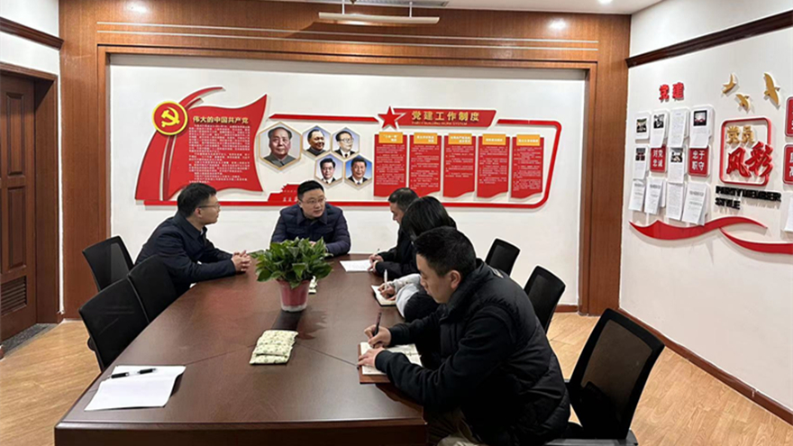 图五：：：集团总管帐师齐飞、、副总经理马江水督导金控小贷安全工作